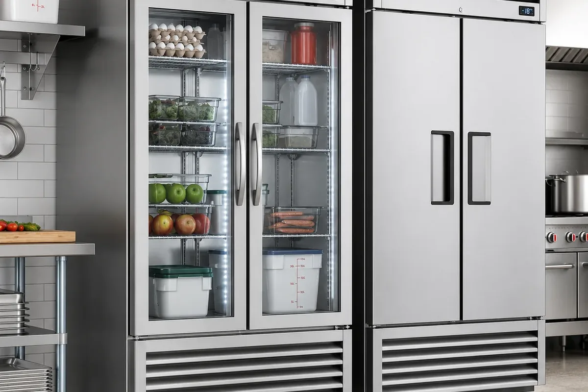 Commercial refrigeration cabinets and display equipment